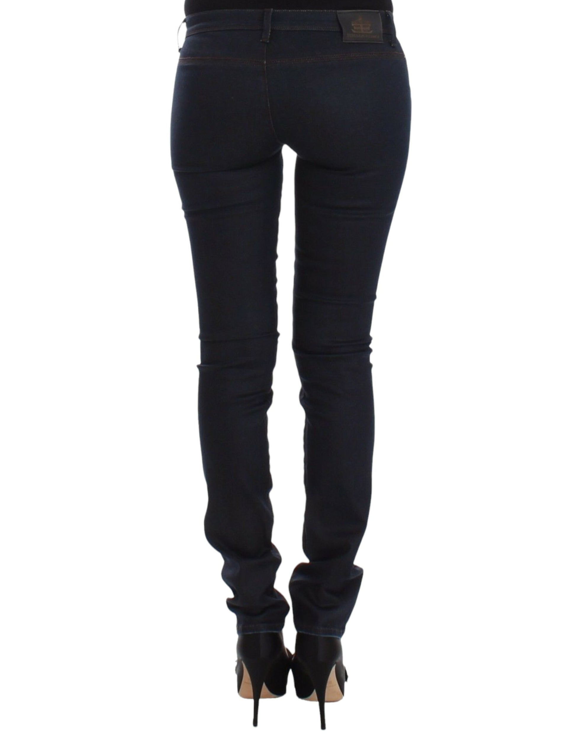 Jean slim bleu Ermanno Scervino Pantalon en jean Coupe skinny extensible