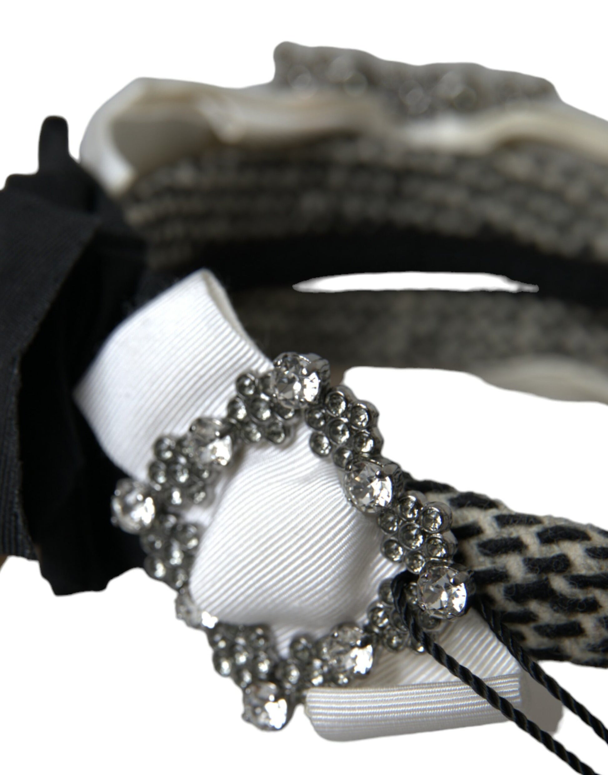 Dolce &amp; Gabbana Damen-Stirnband mit Diadem und mehrfarbigem Kristallbesatz