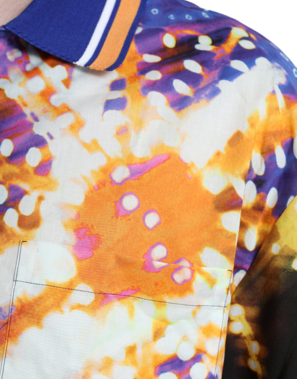 Chemise décontractée en coton à imprimé Luminarie multicolore Dolce & Gabbana