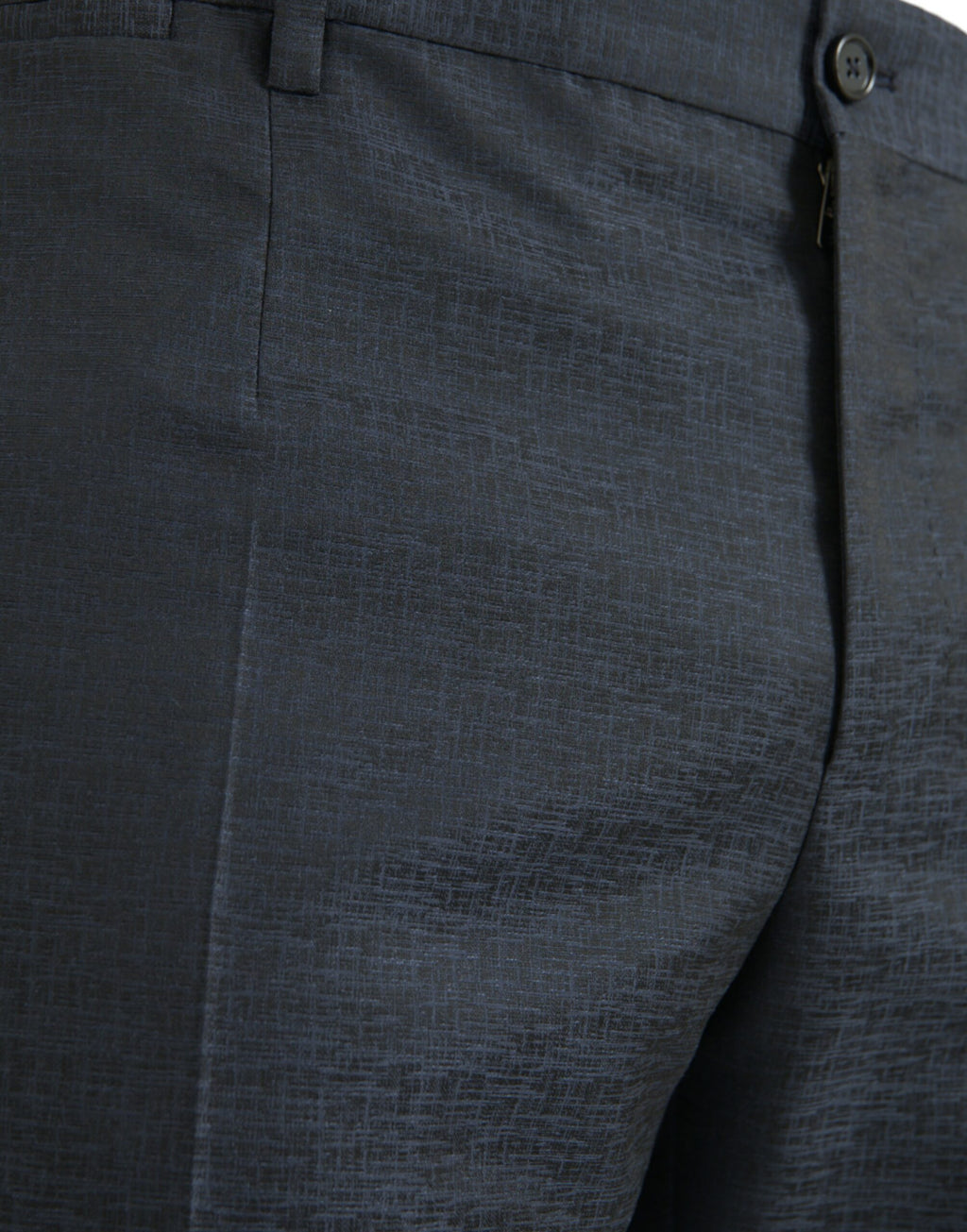 Pantalon de costume skinny pour homme Dolce & Gabbana en laine bleue