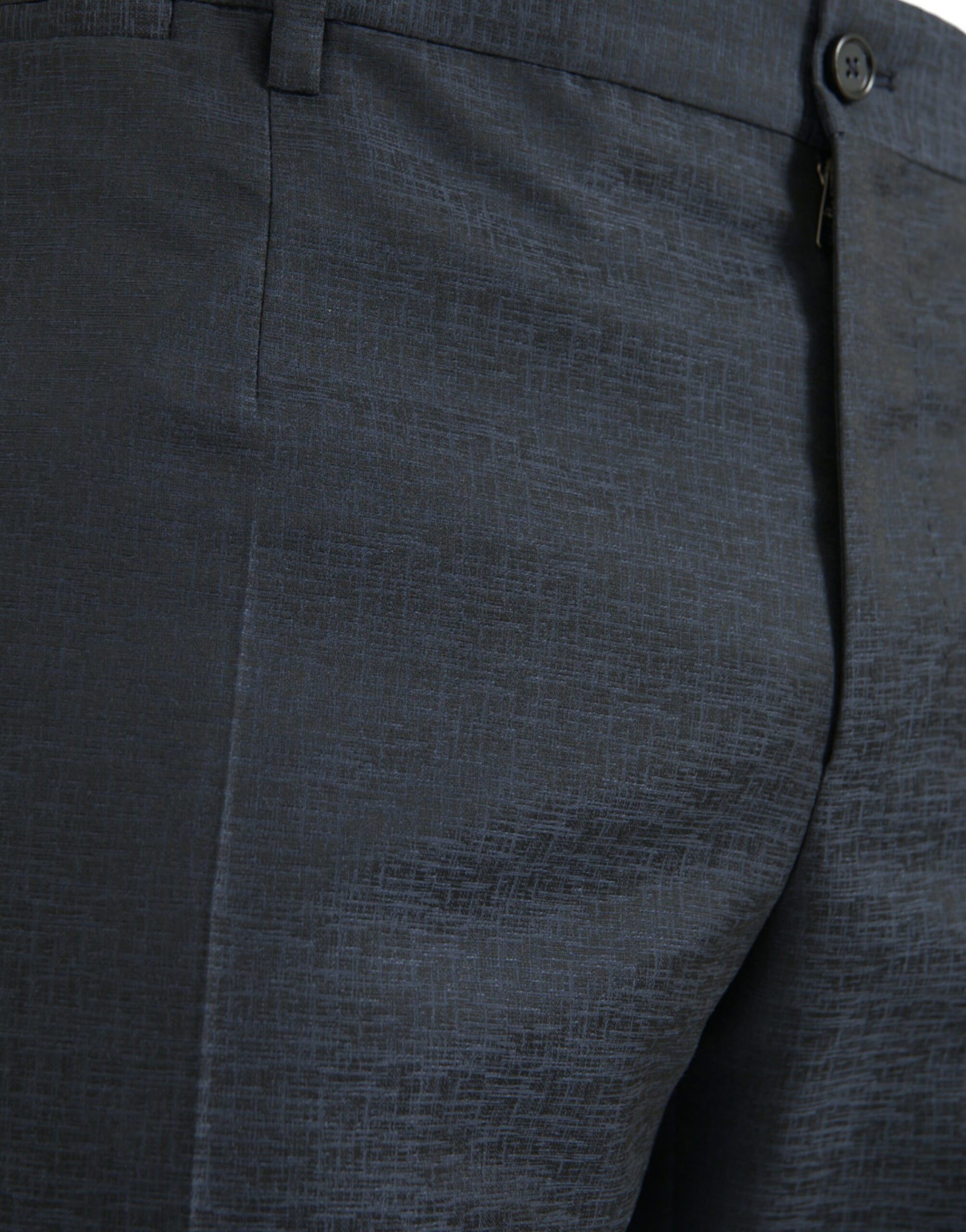 Pantalon de costume skinny pour homme Dolce & Gabbana en laine bleue