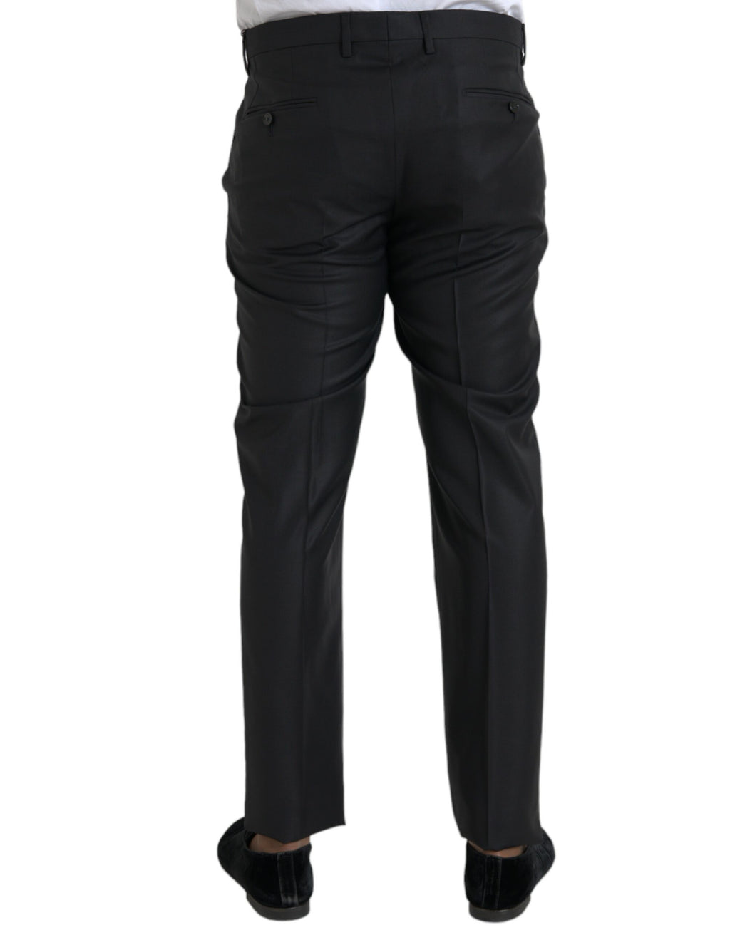 Pantalon skinny Dolce & Gabbana en laine et soie noires