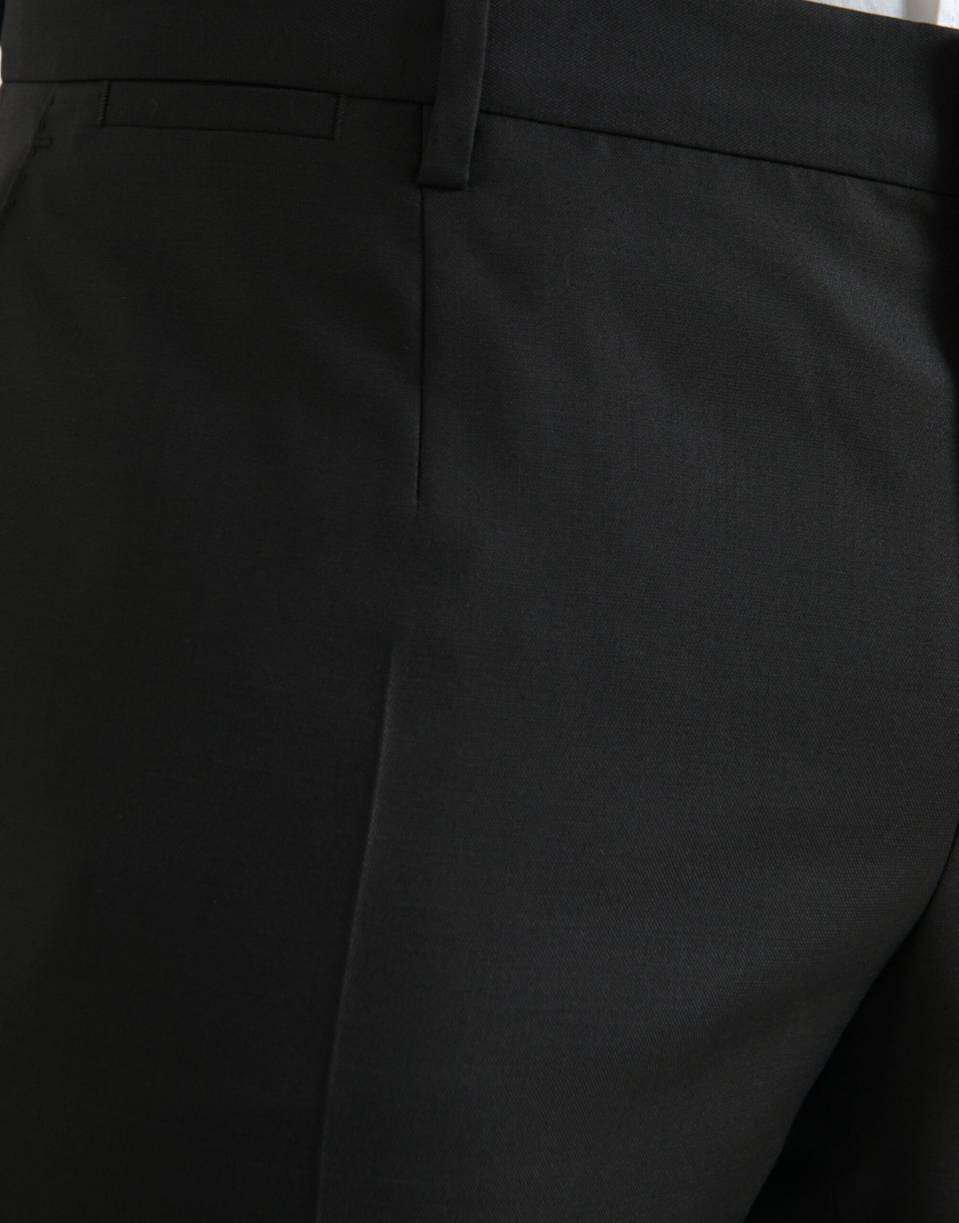 Pantalon skinny Dolce & Gabbana en laine et soie noires
