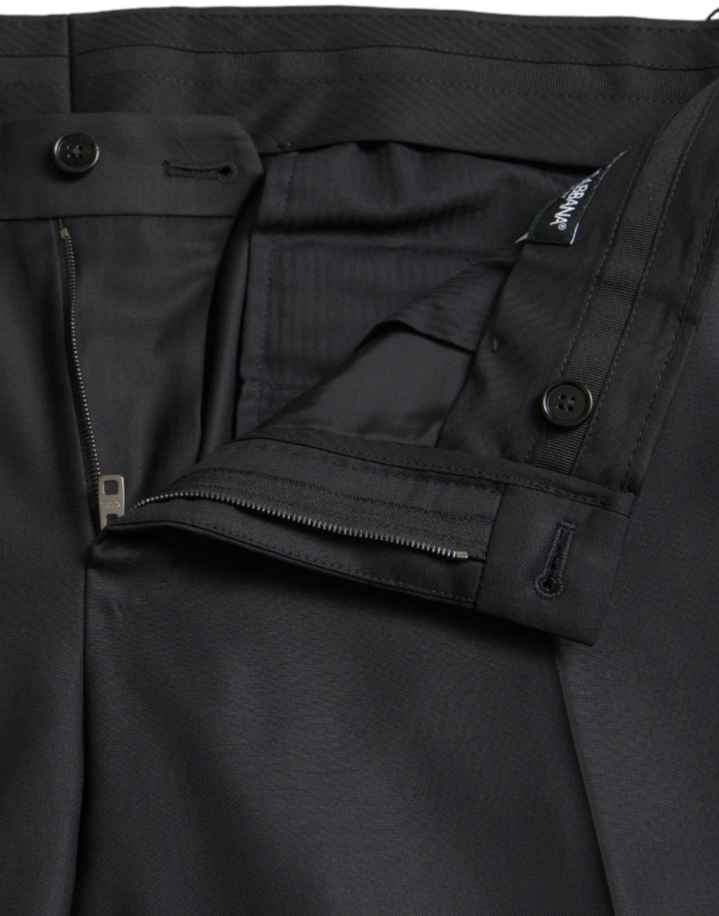 Pantalon skinny Dolce & Gabbana en laine et soie noires