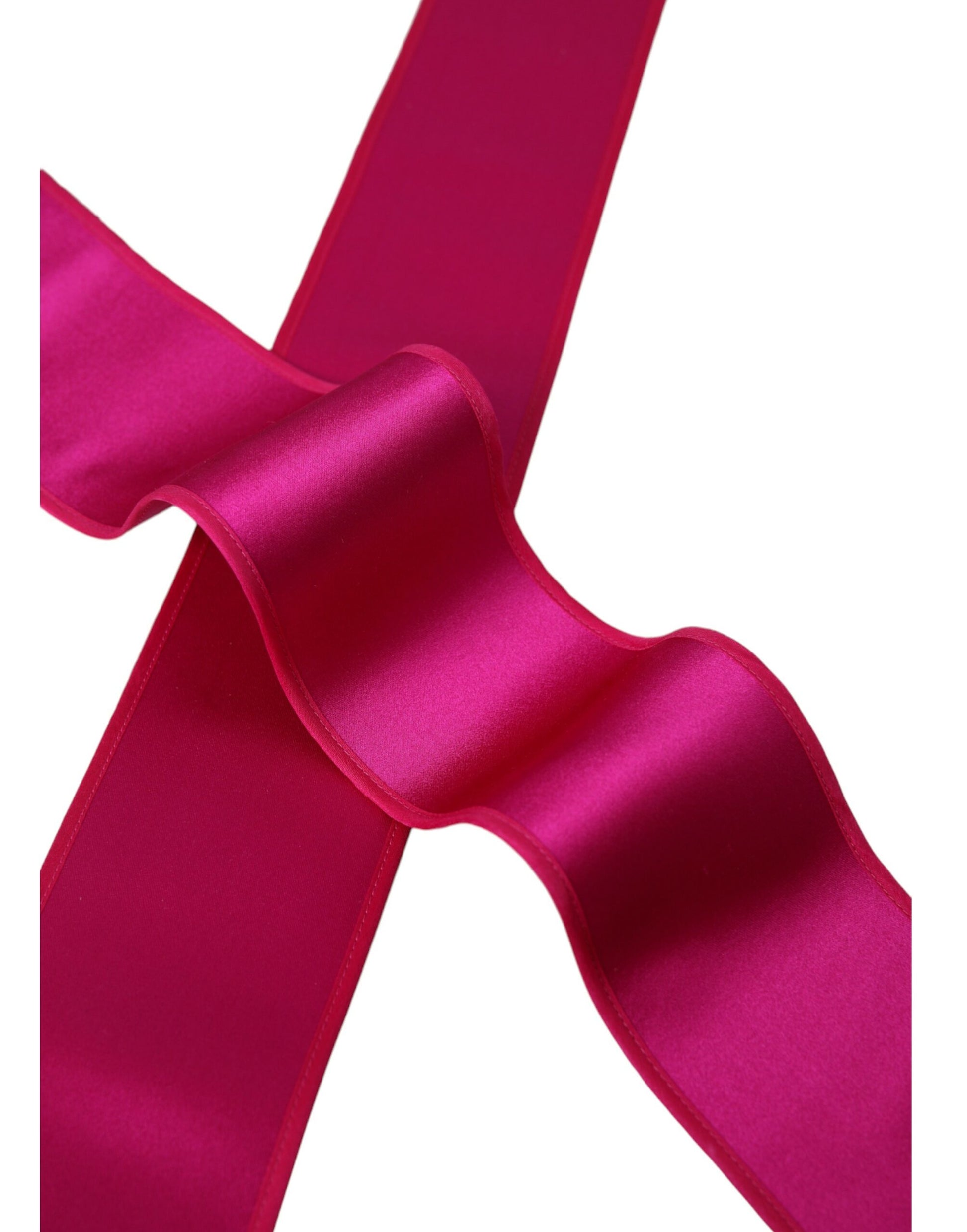 Ceinture Dolce & Gabbana en soie rose fuchsia pour femme