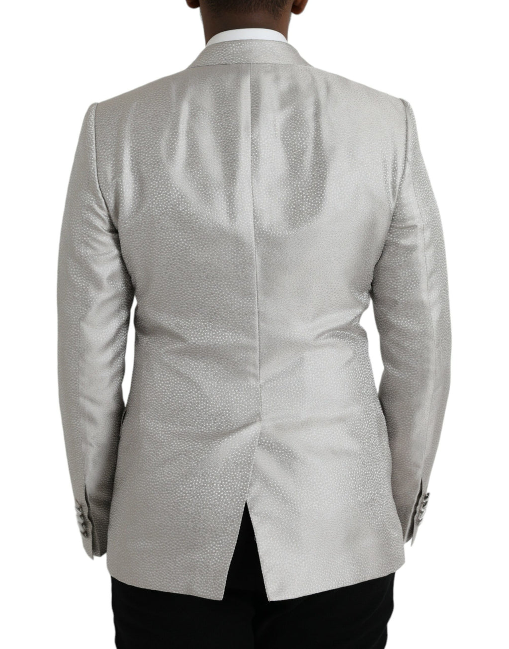 Manteau blazer croisé Dolce & Gabbana MARTINI blanc cassé
