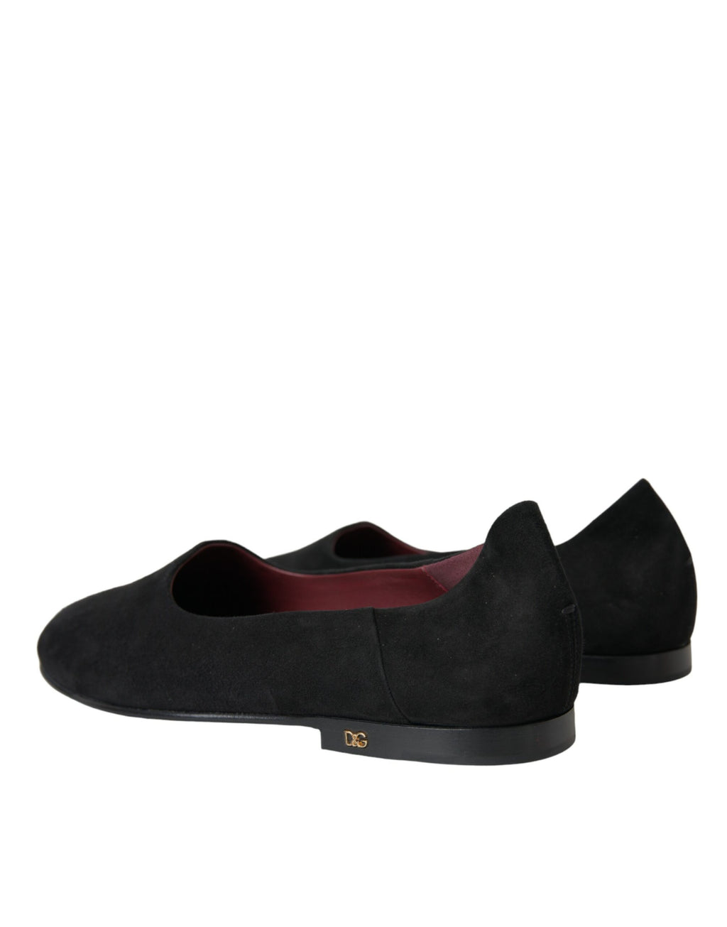 Mocassins Dolce & Gabbana en daim noir Chaussures habillées à enfiler