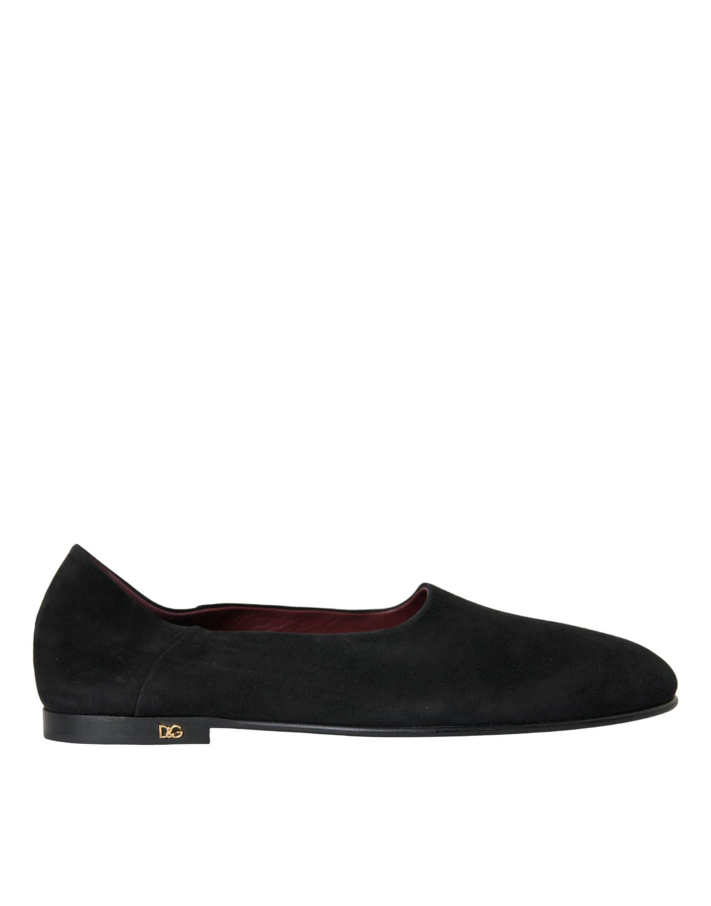 Mocassins Dolce & Gabbana en daim noir Chaussures habillées à enfiler