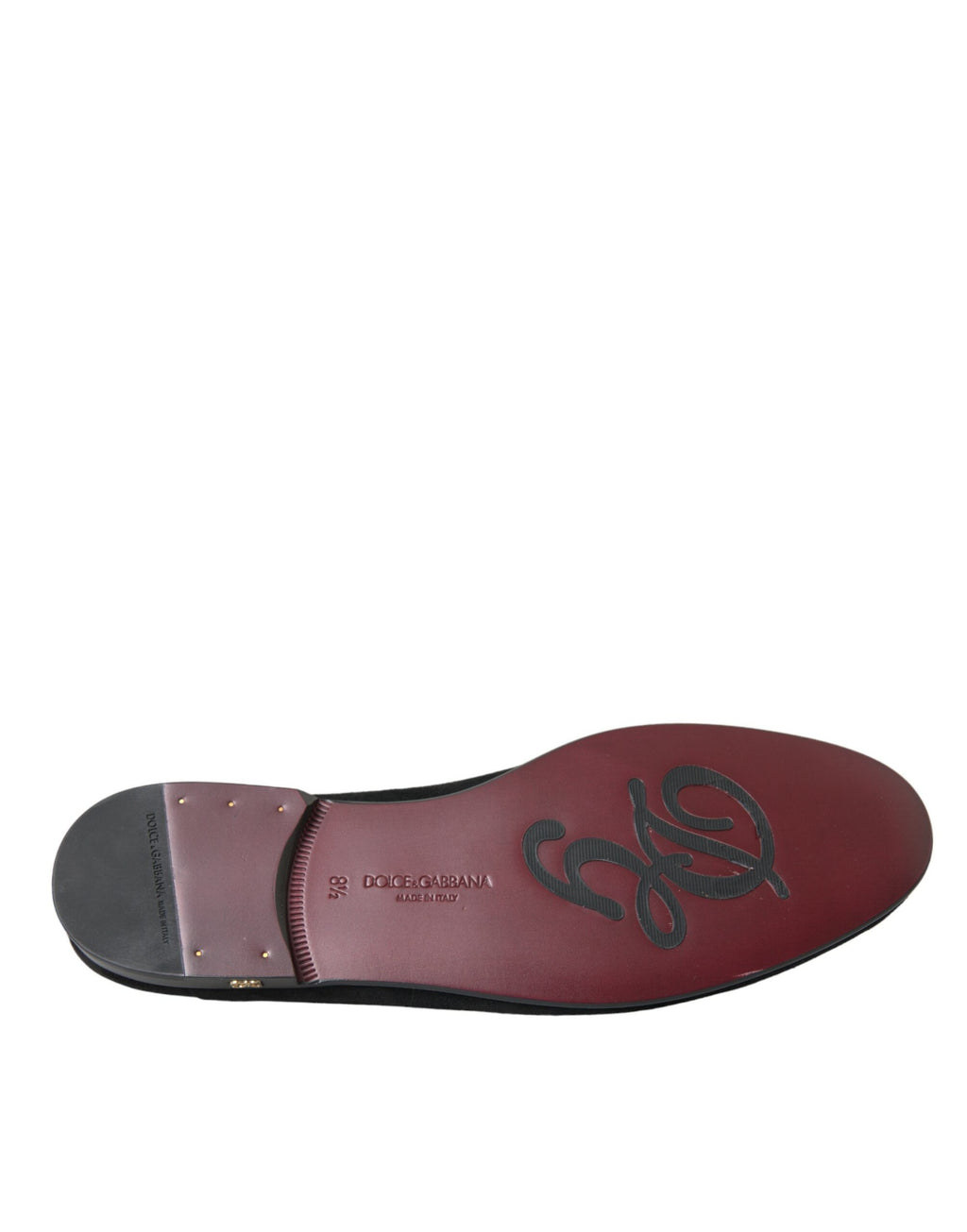 Mocassins Dolce & Gabbana en daim noir Chaussures habillées à enfiler
