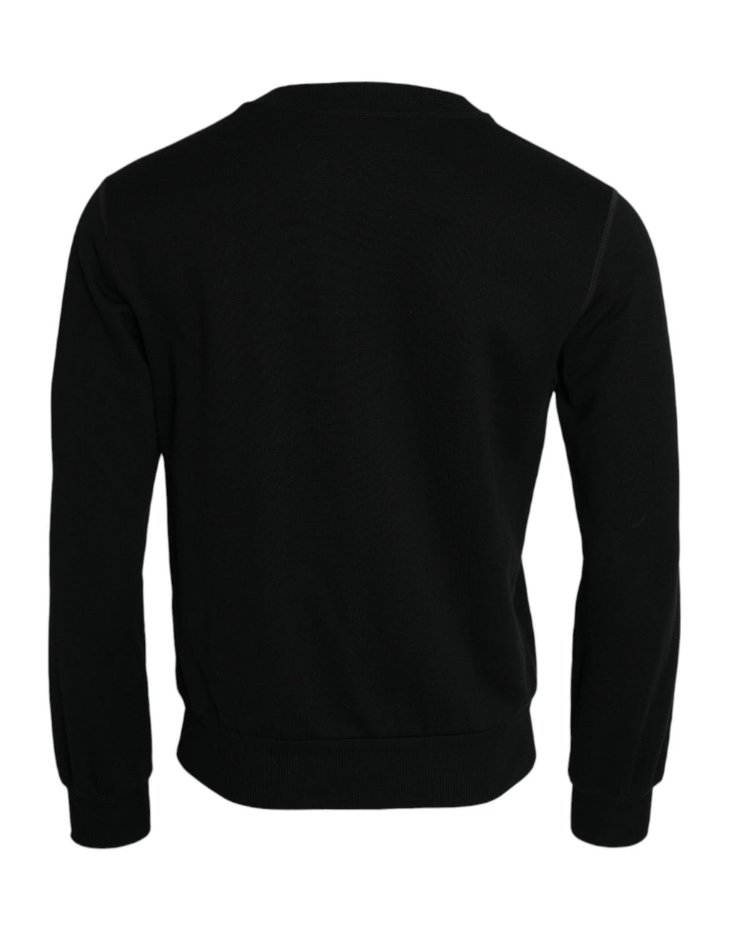 Sweat-shirt Dolce & Gabbana en coton noir à manches longues
