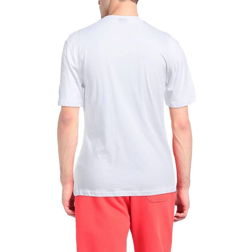 North Sails – Elegantes weißes Baumwoll-Logo-T-Shirt