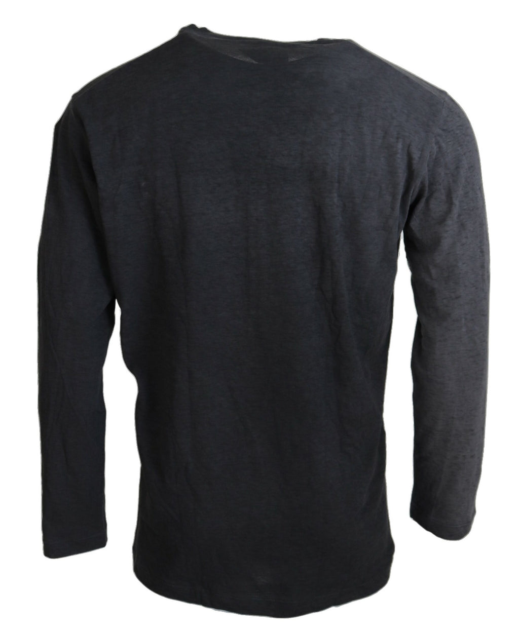 Pull en coton et lin noir à manches longues Dsquared²