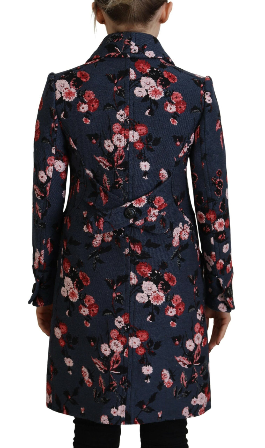 Dsquared² Manteau long blazer imprimé multicolore femme