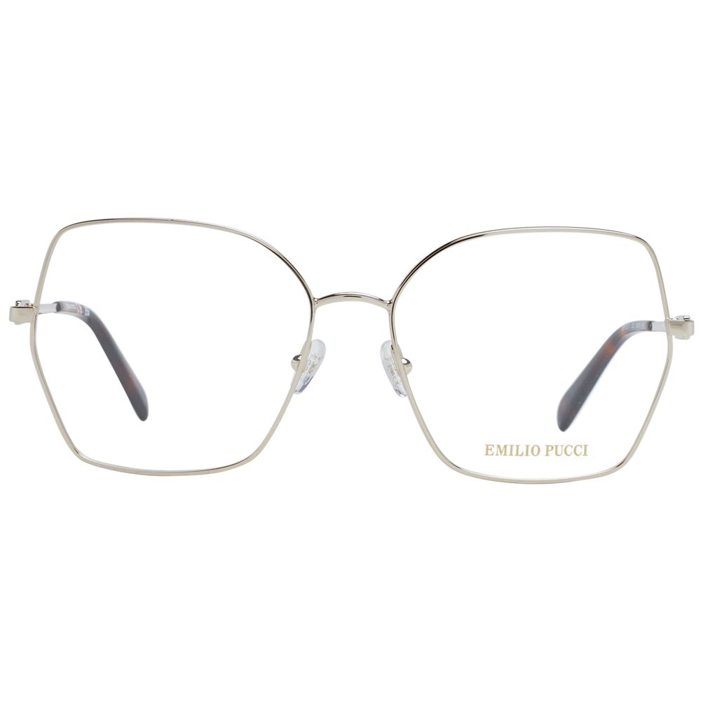Lunettes (Monture) en métal doré Emilio Pucci