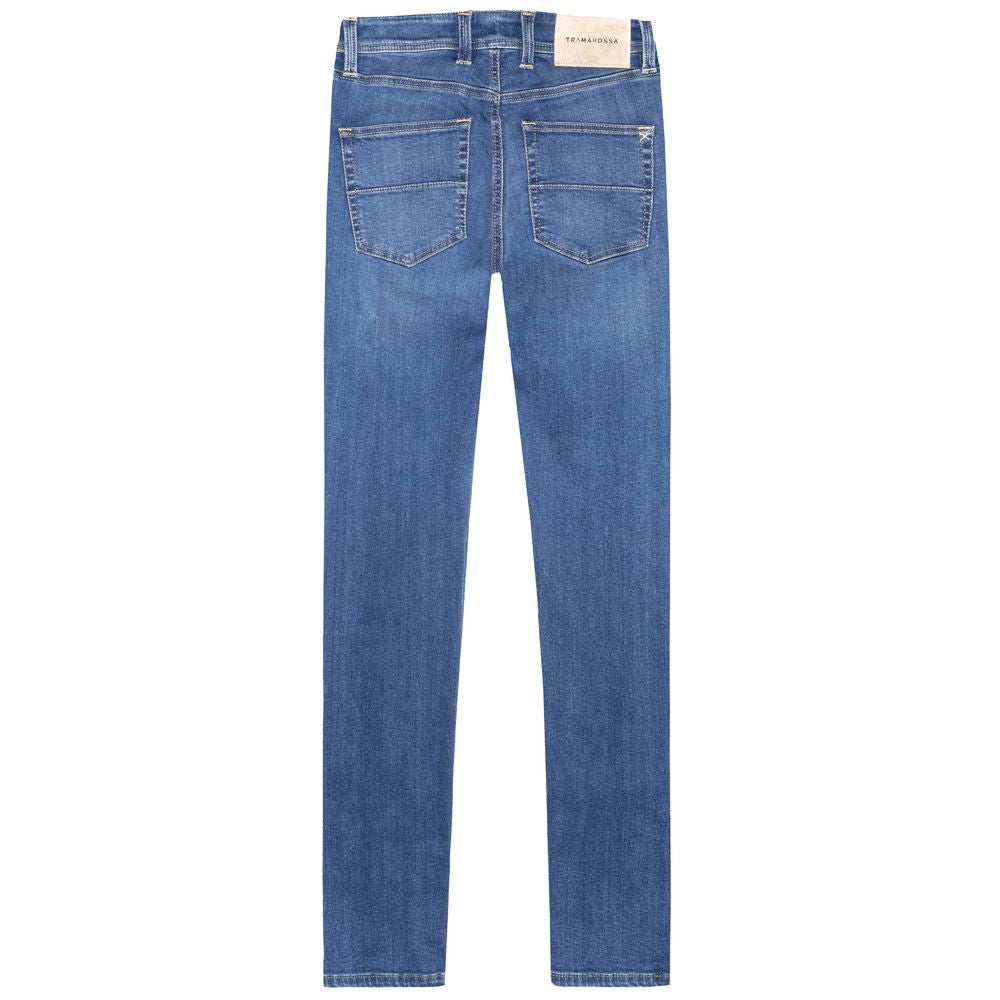 Tramarossa Blaue Herrenjeans aus Baumwolle
