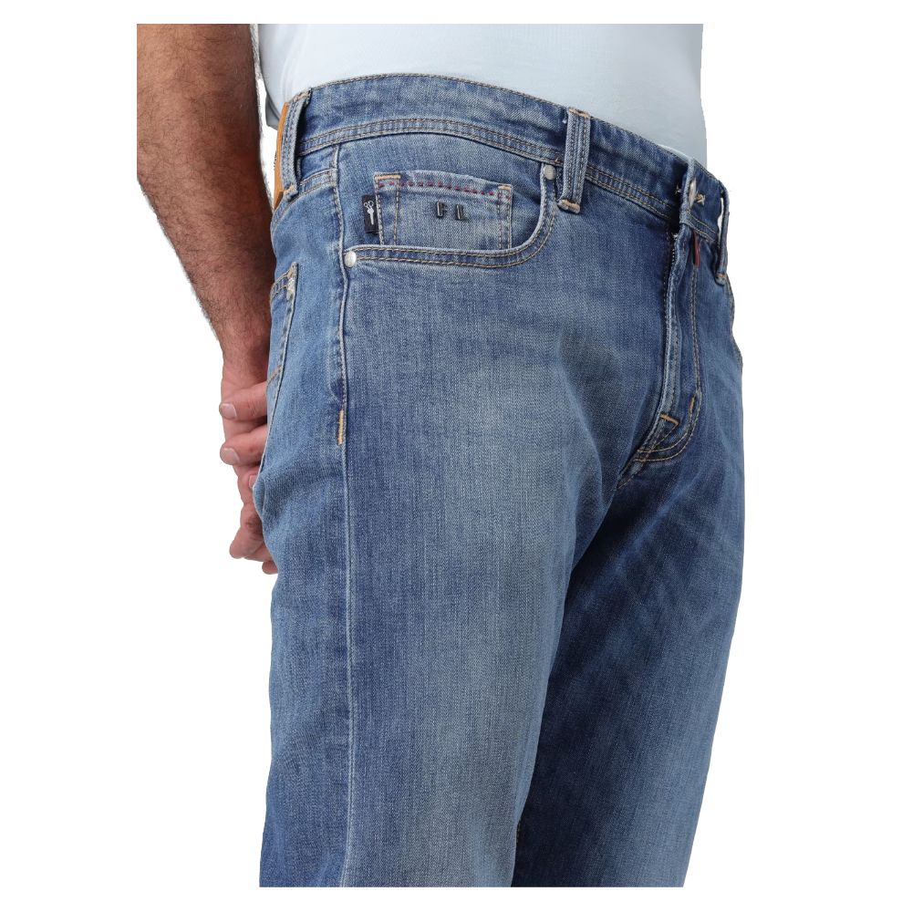 Tramarossa Blaue Herrenjeans aus Baumwolle