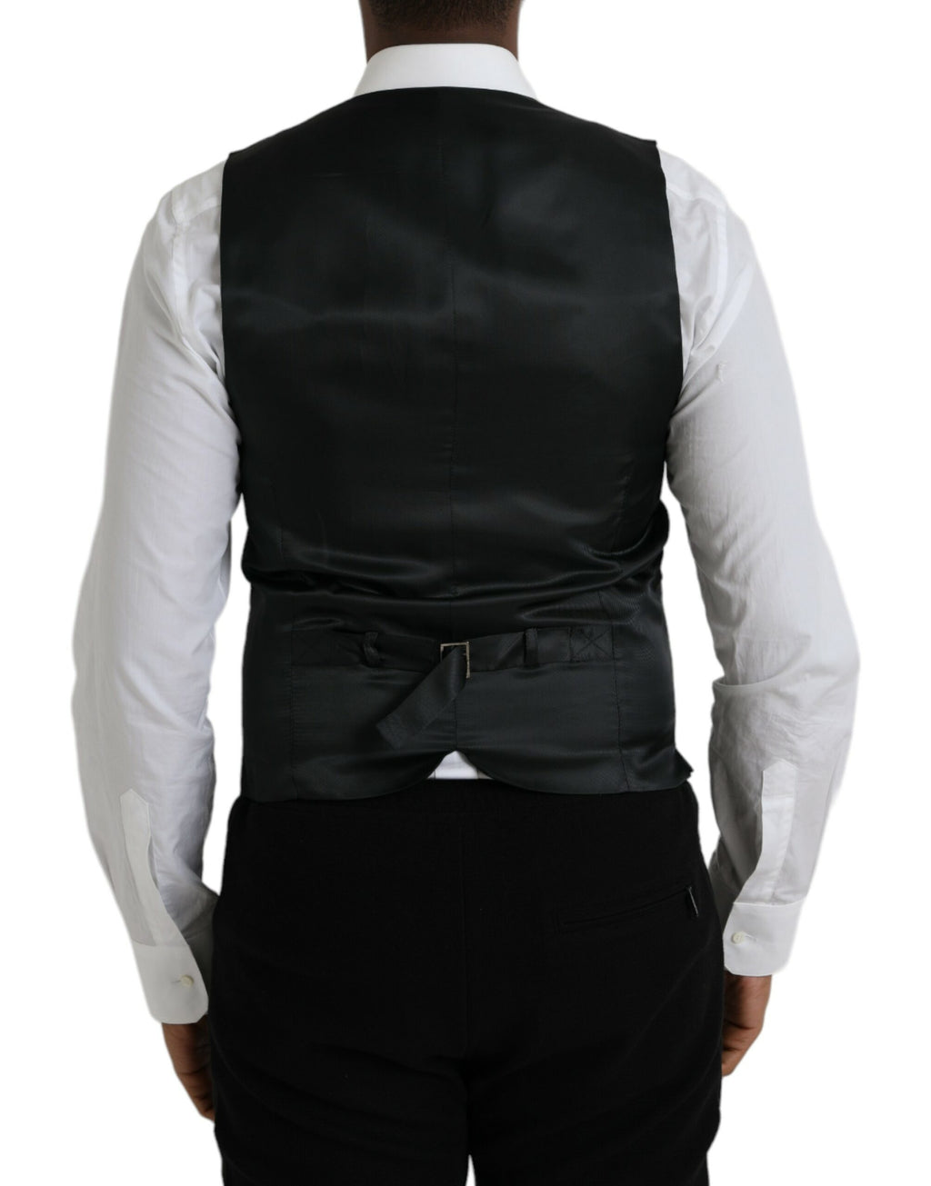 Gilet de costume Dolce & Gabbana en laine grise