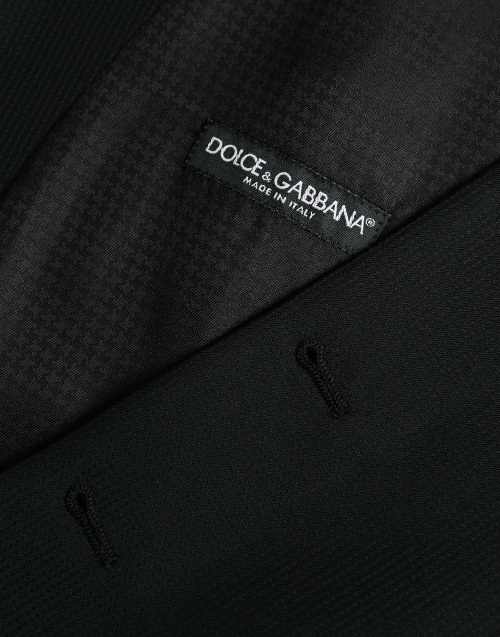 Dolce & Gabbana Gilet Noir en Laine Robe Gilet Formel