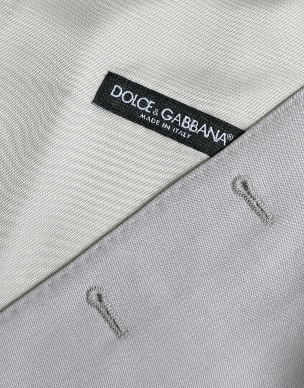 Gilet de costume Dolce & Gabbana en laine gris clair