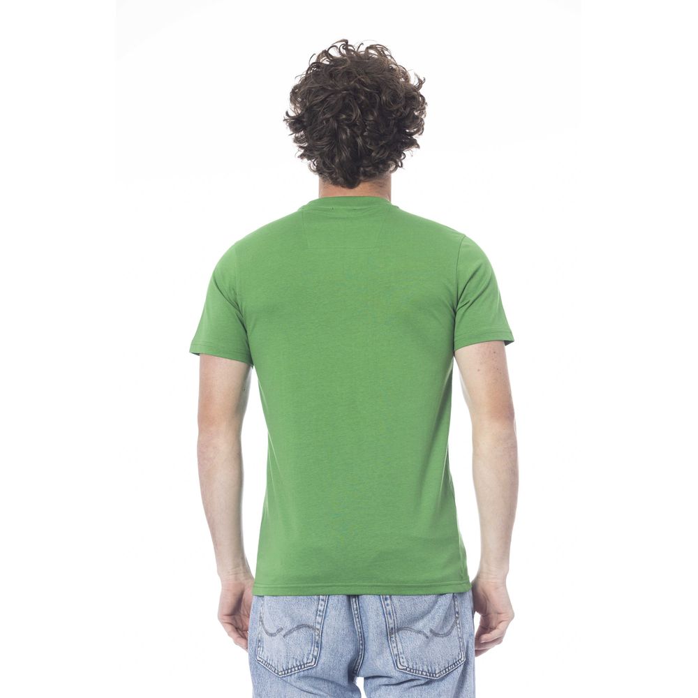 T-shirt homme Cavalli Class en coton vert