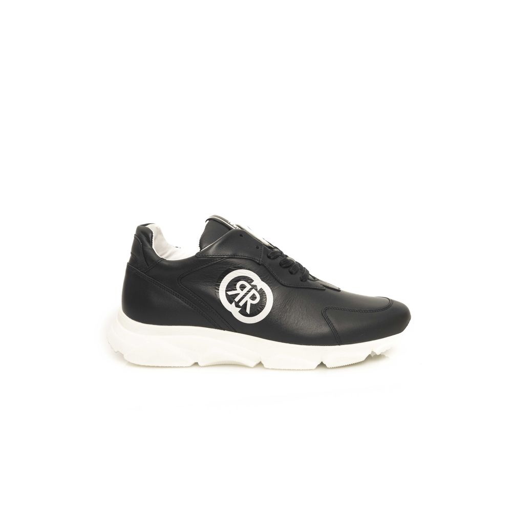 Baskets Cerruti 1881 bleues en cuir de vachette