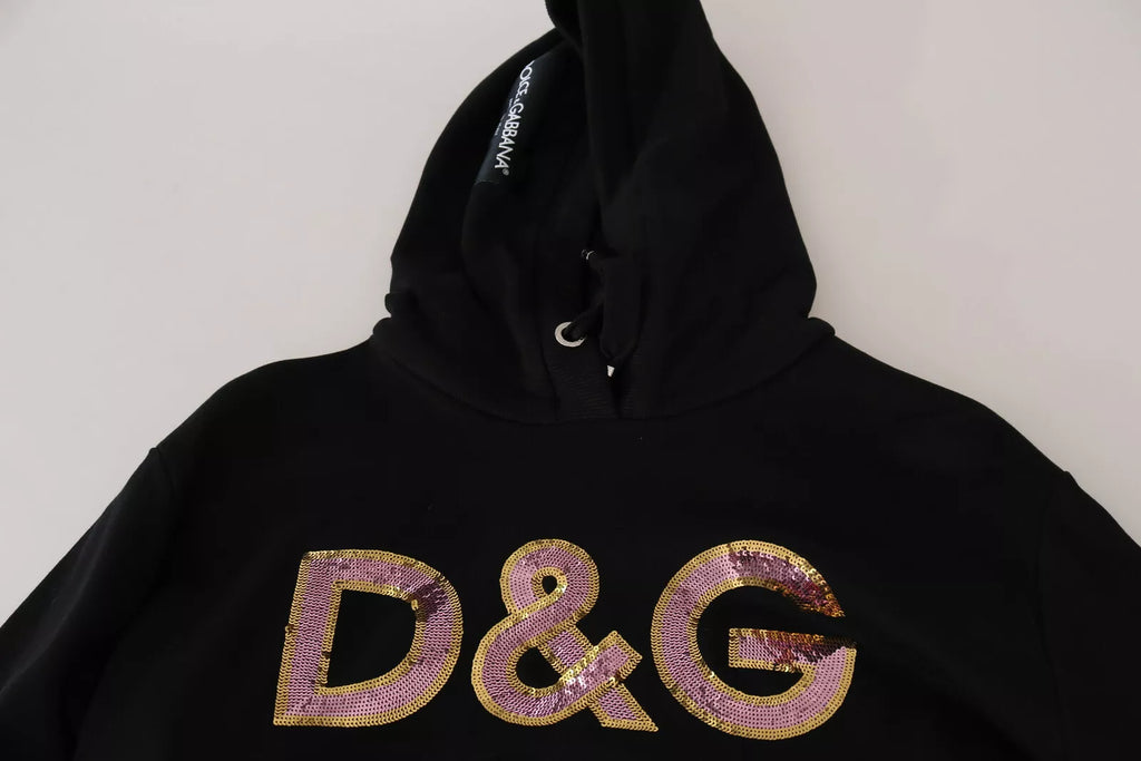 Pull à capuche à paillettes DG Dolce & Gabbana