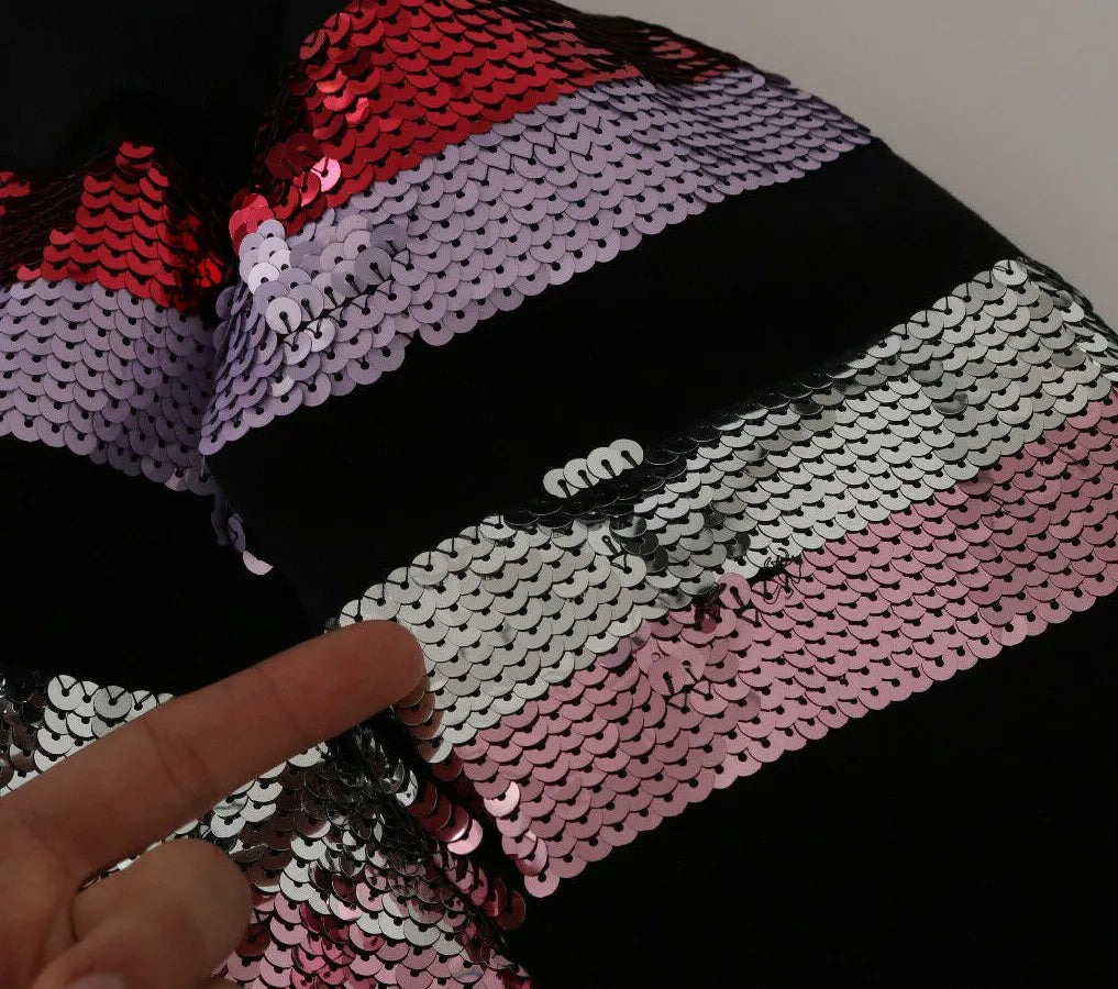 Pull à capuche à paillettes DG Dolce & Gabbana