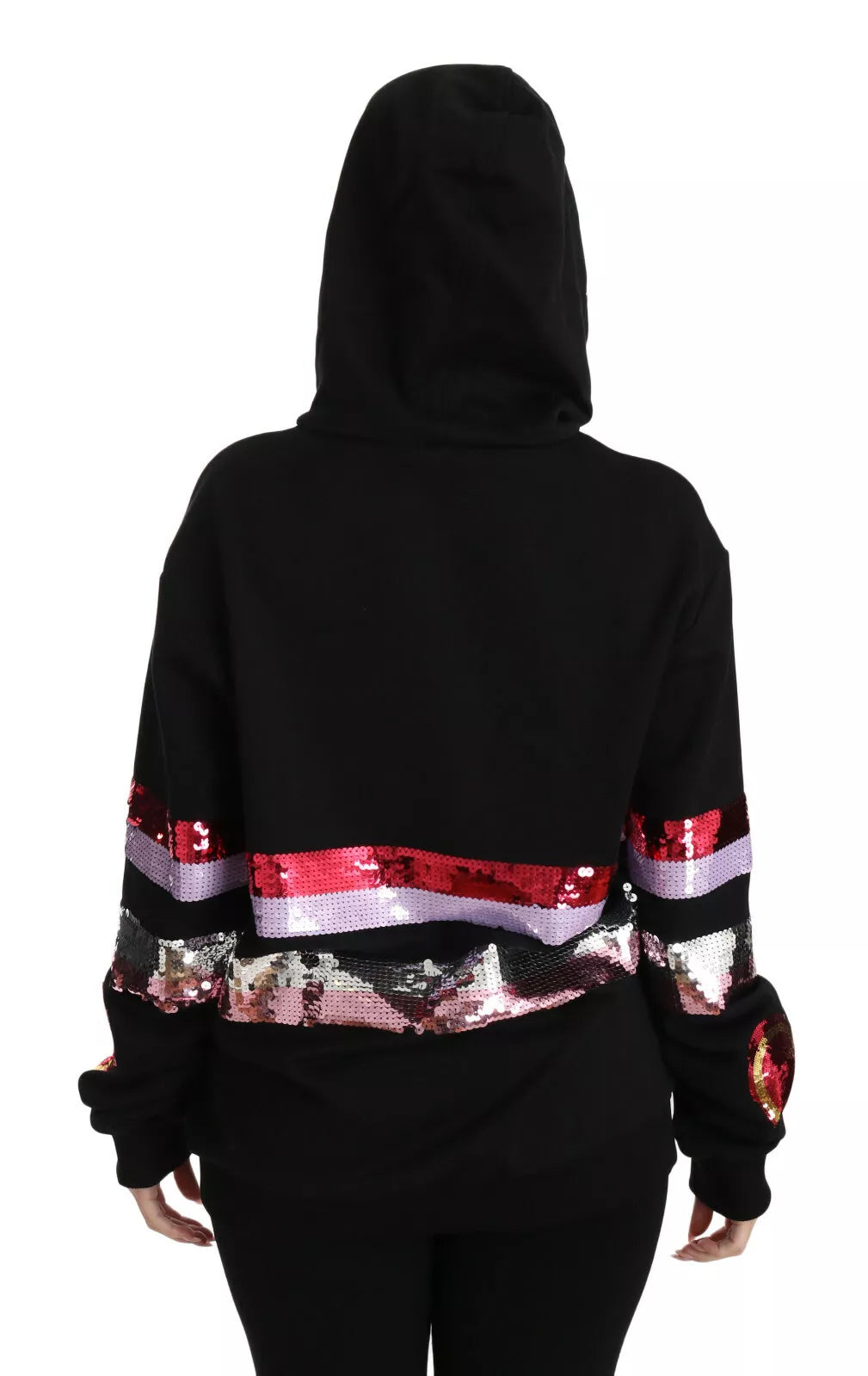 Pull à capuche à paillettes DG Dolce & Gabbana