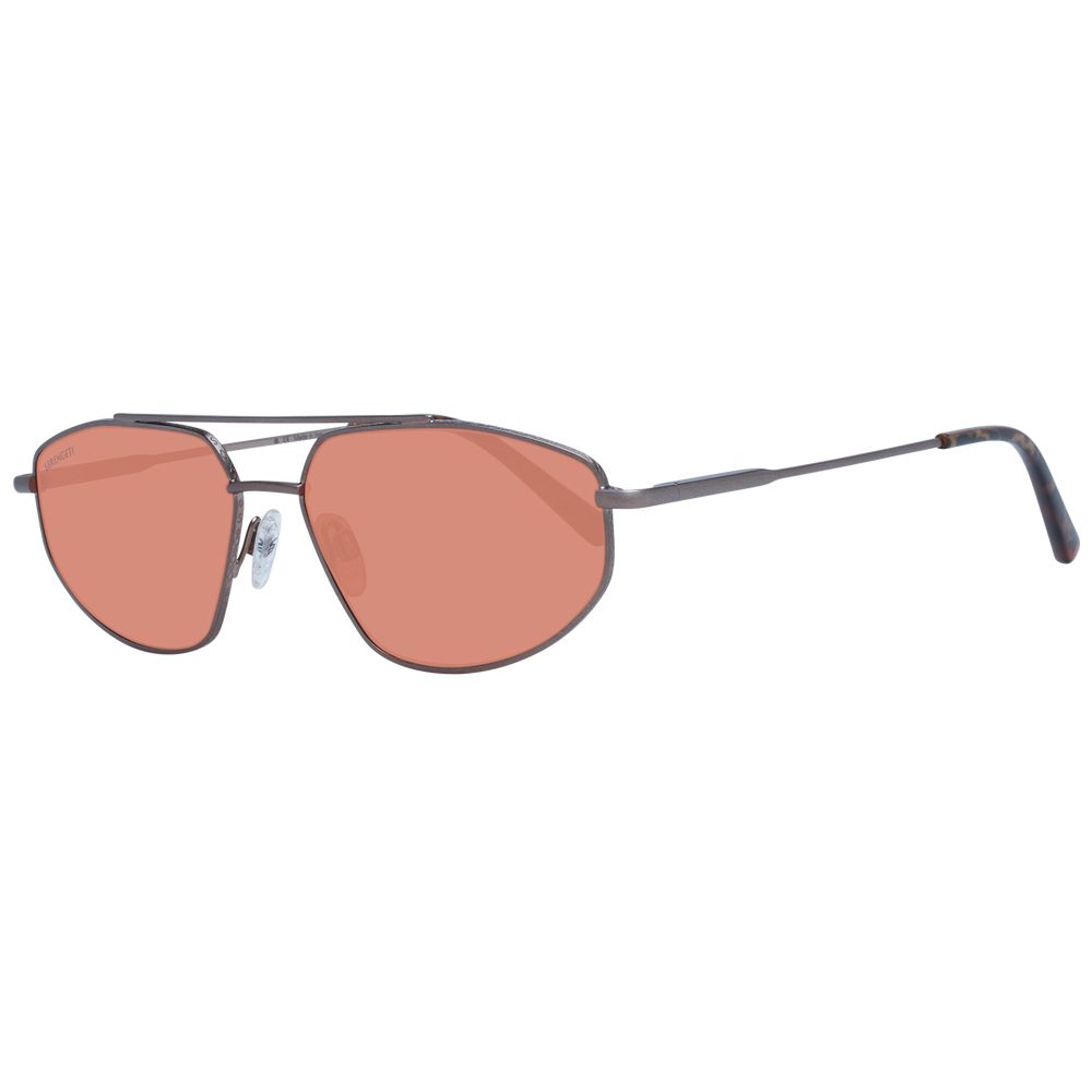 Lunettes de soleil Serengeti en bronze métallisé