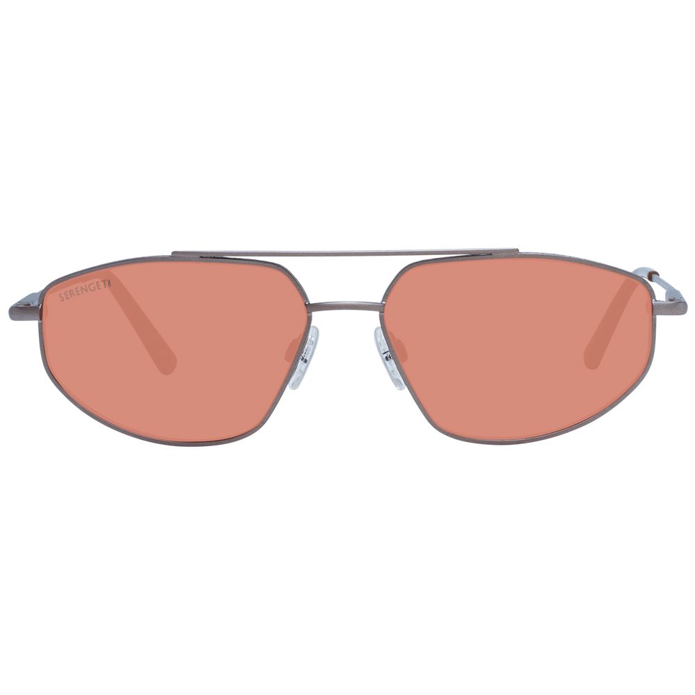 Lunettes de soleil Serengeti en bronze métallisé
