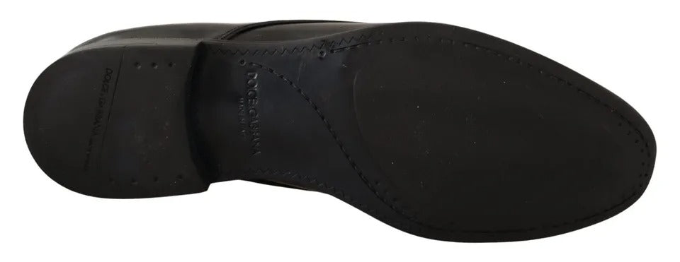 Chaussures habillées de ville Dolce & Gabbana en cuir noir