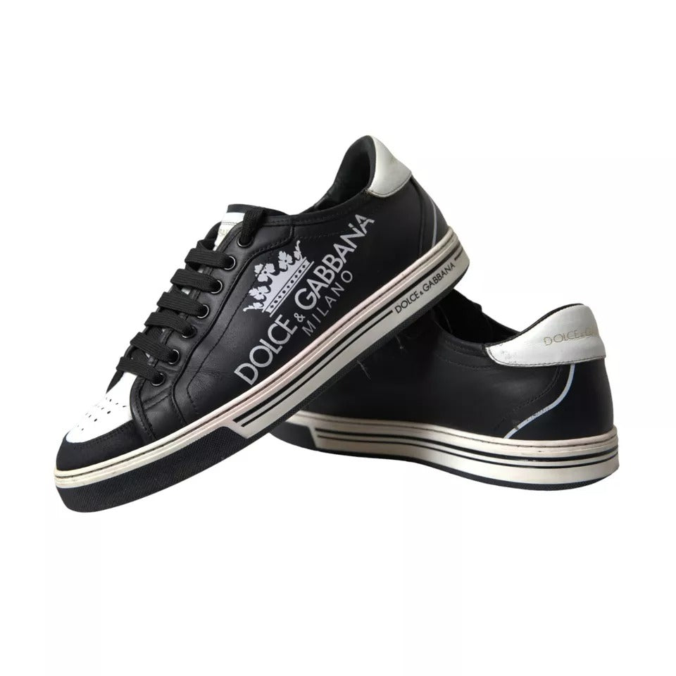 Chaussures Sneakers Dolce & Gabbana Milano en Cuir Noir pour Homme