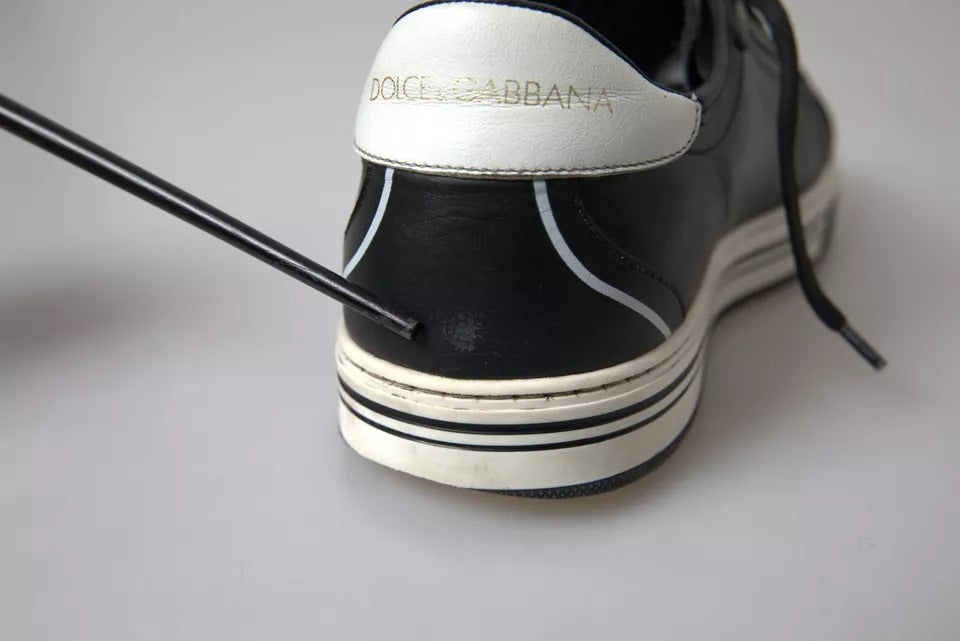 Chaussures Sneakers Dolce & Gabbana Milano en Cuir Noir pour Homme