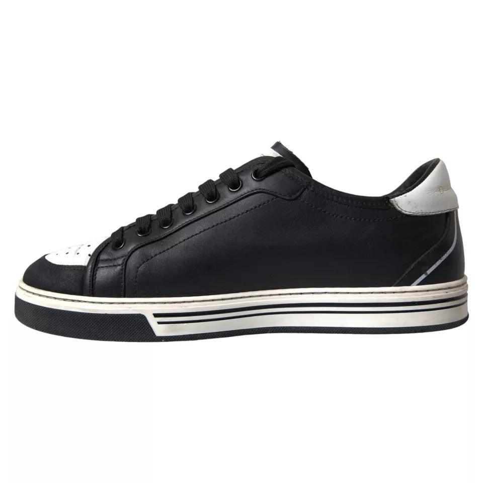 Chaussures Sneakers Dolce & Gabbana Milano en Cuir Noir pour Homme