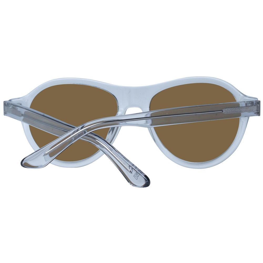 Lunettes de soleil Serengeti en acétate transparent