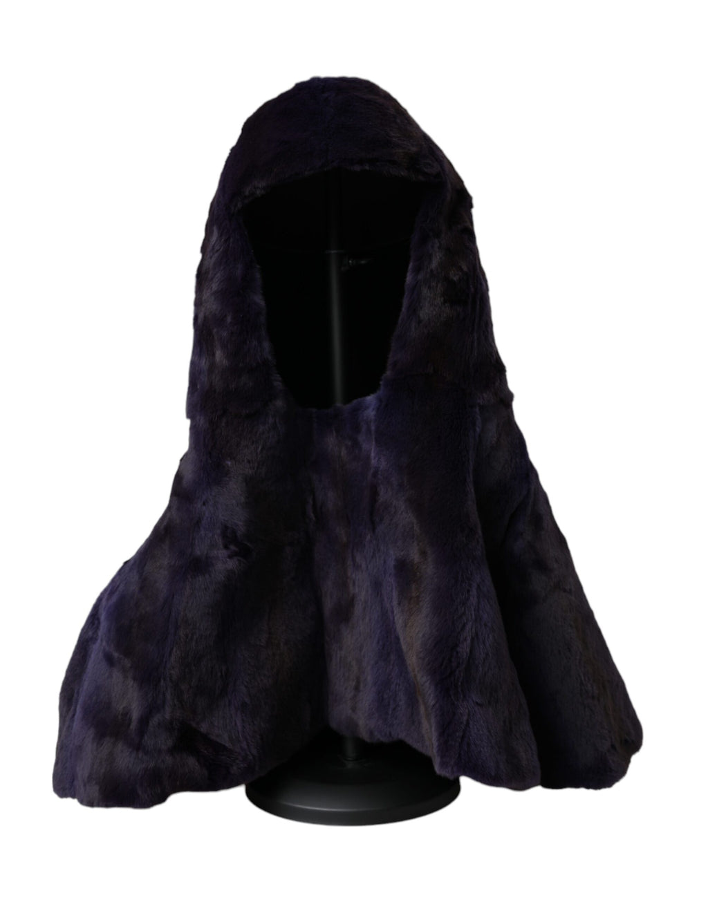 Bonnet Dolce & Gabbana en fourrure de martre noire, style bandeau intégral