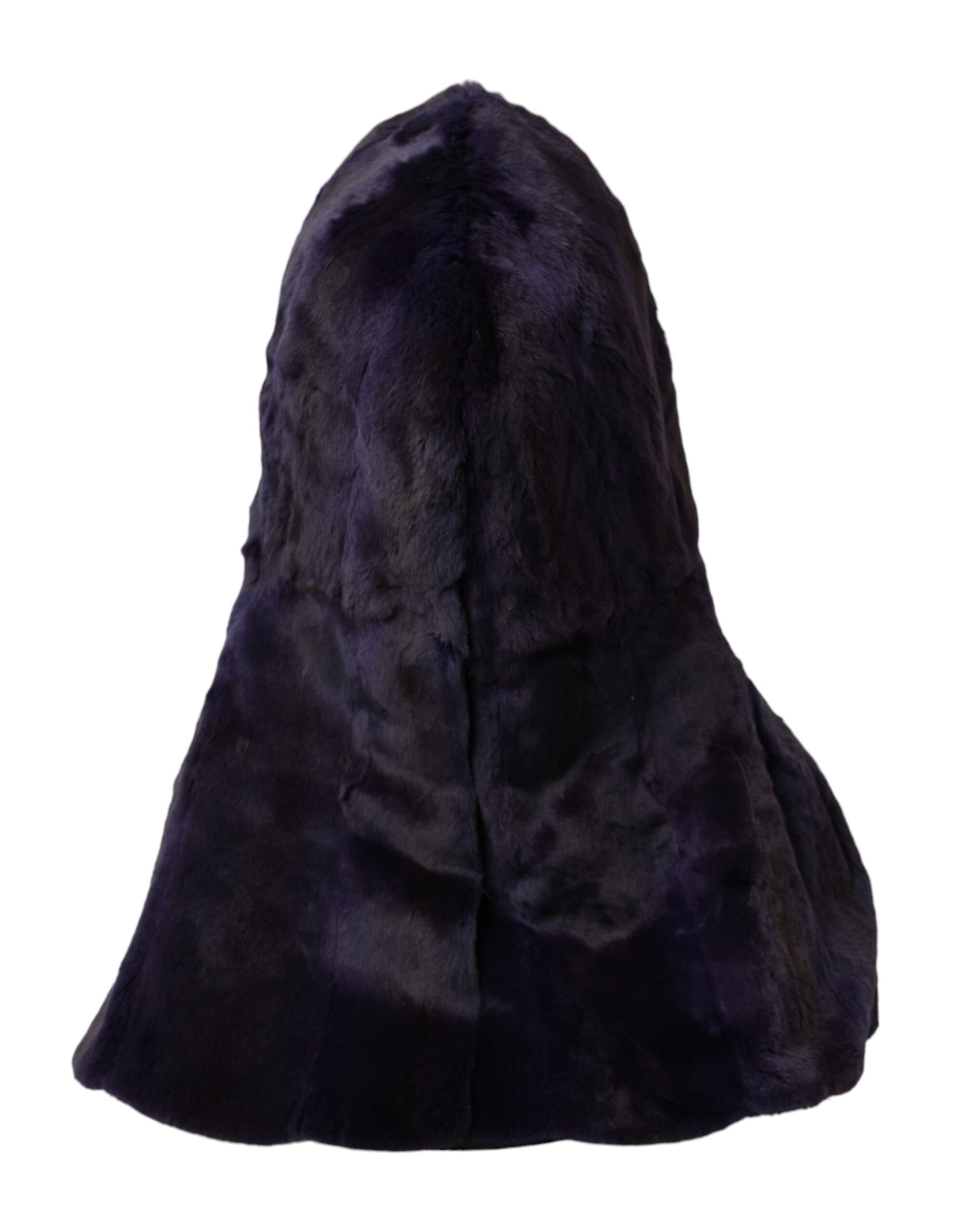 Bonnet Dolce & Gabbana en fourrure de martre noire, style bandeau intégral