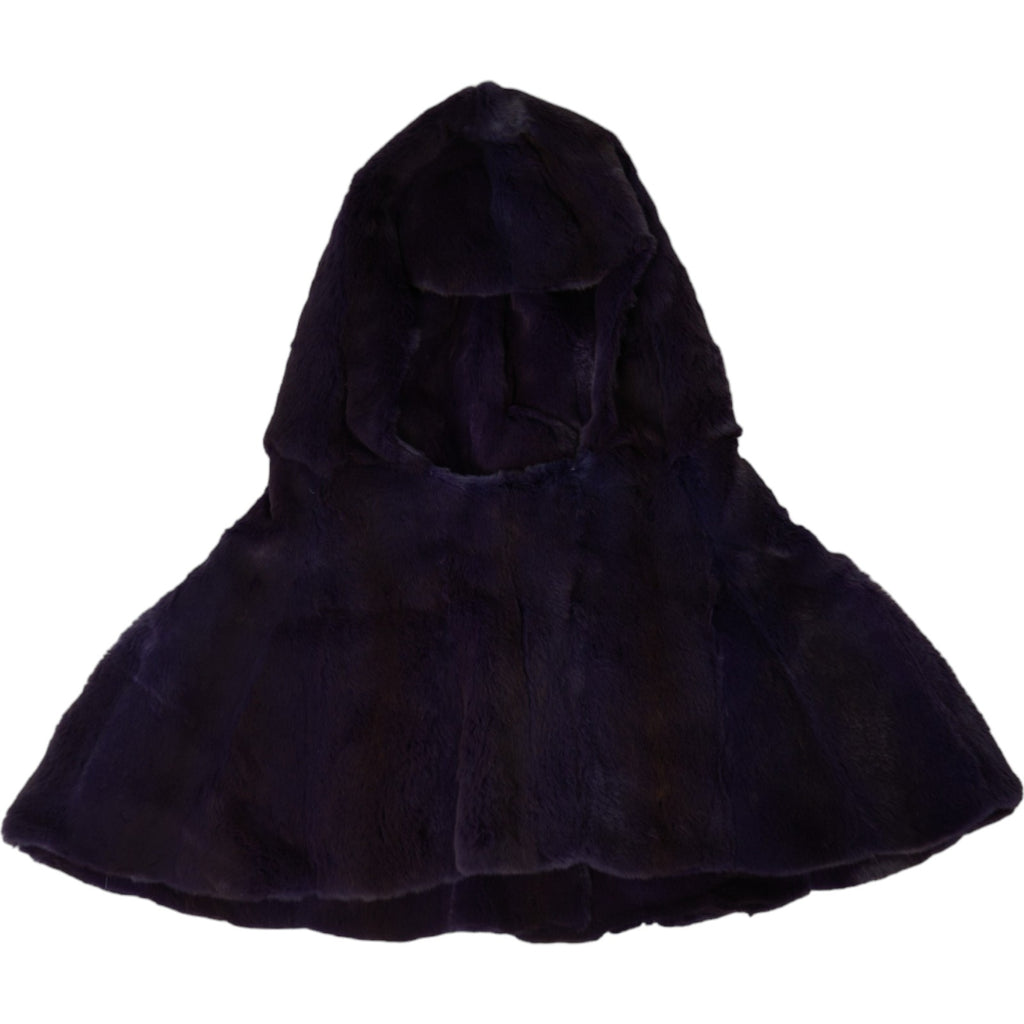 Bonnet Dolce & Gabbana en fourrure de martre noire, style bandeau intégral