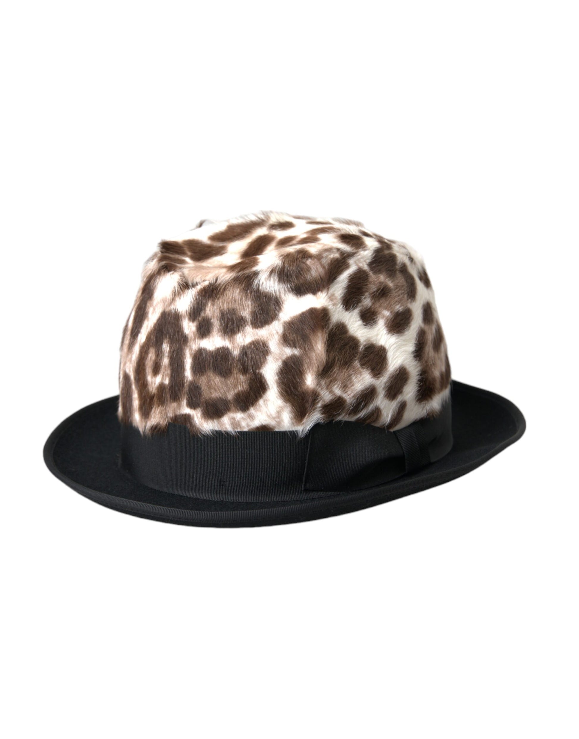 Chapeau Fedora Femme Léopard Multicolore Dolce & Gabbana