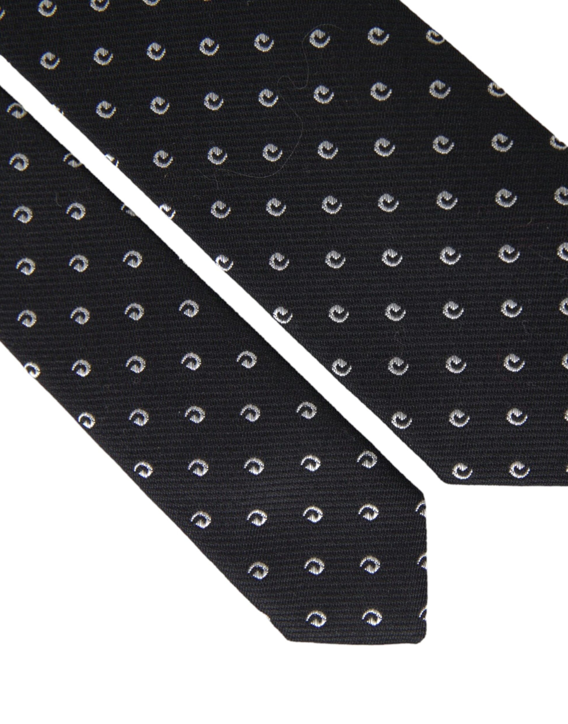 Dolce & Gabbana Coton mélangé noir avec logo et lien ajustable