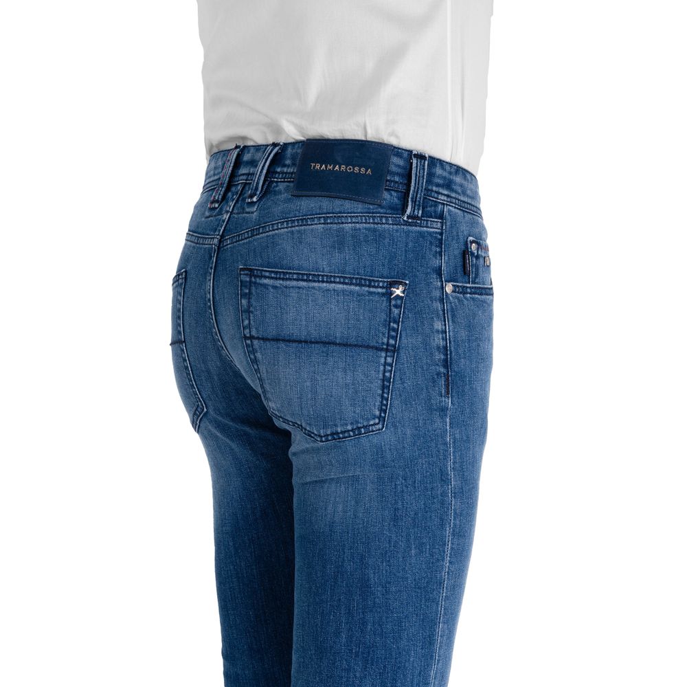 Tramarossa Herren-Jeans aus blauer Baumwolle