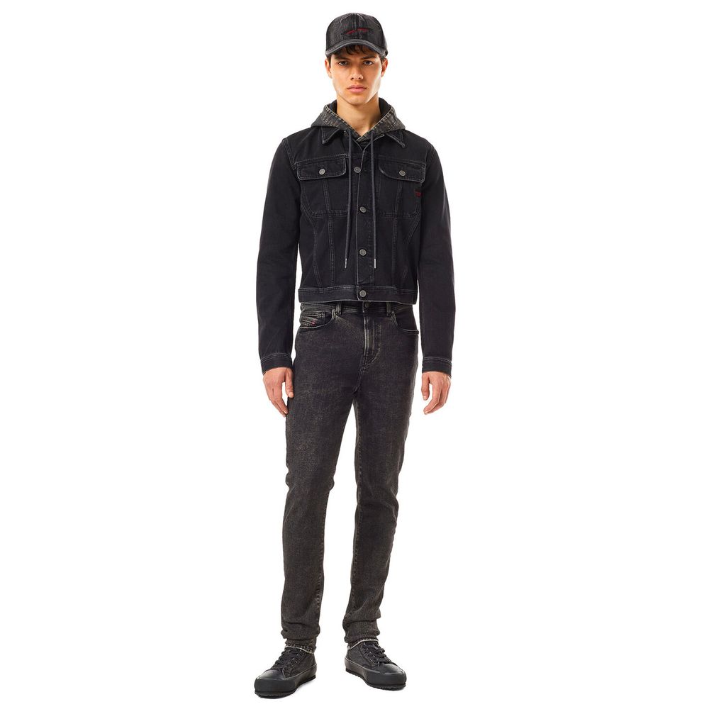 Diesel Schwarze Jeans und Hose aus Baumwolle