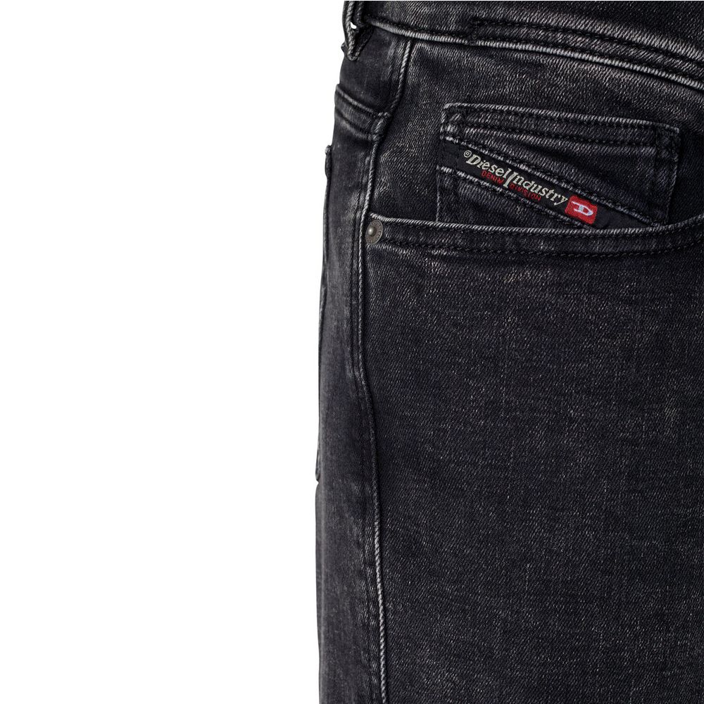 Diesel Schwarze Jeans und Hose aus Baumwolle