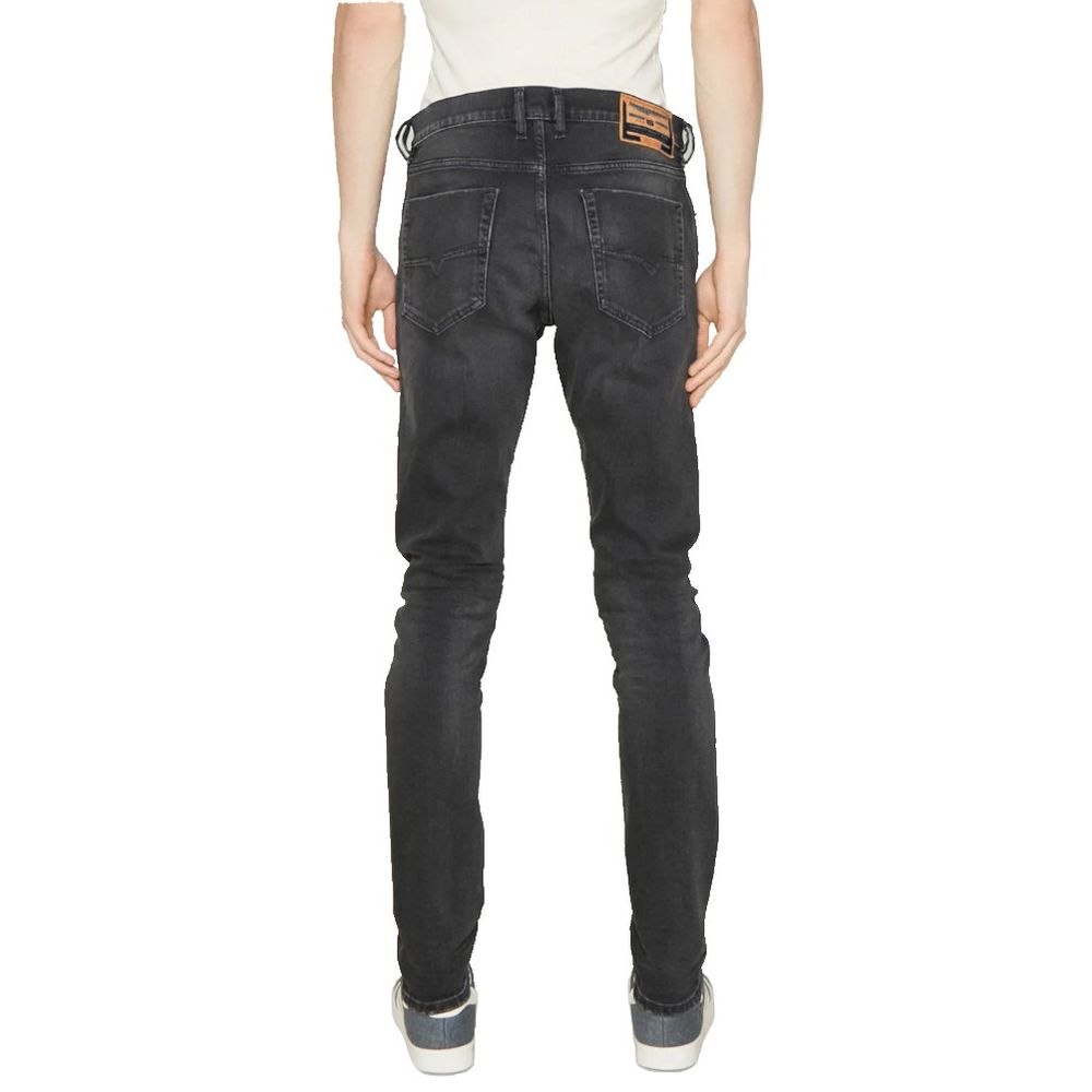 Diesel Schwarze Jeans und Hose aus Baumwolle