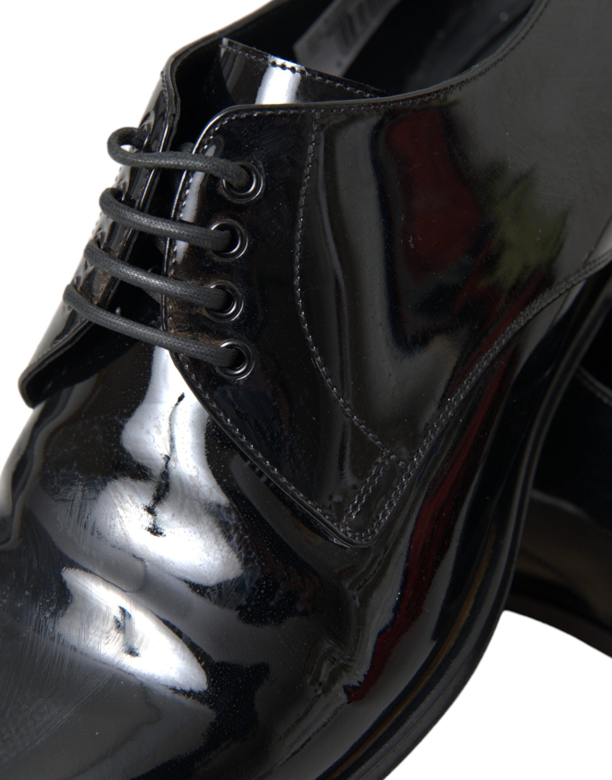 Chaussures richelieu de ville Dolce & Gabbana en cuir verni noir