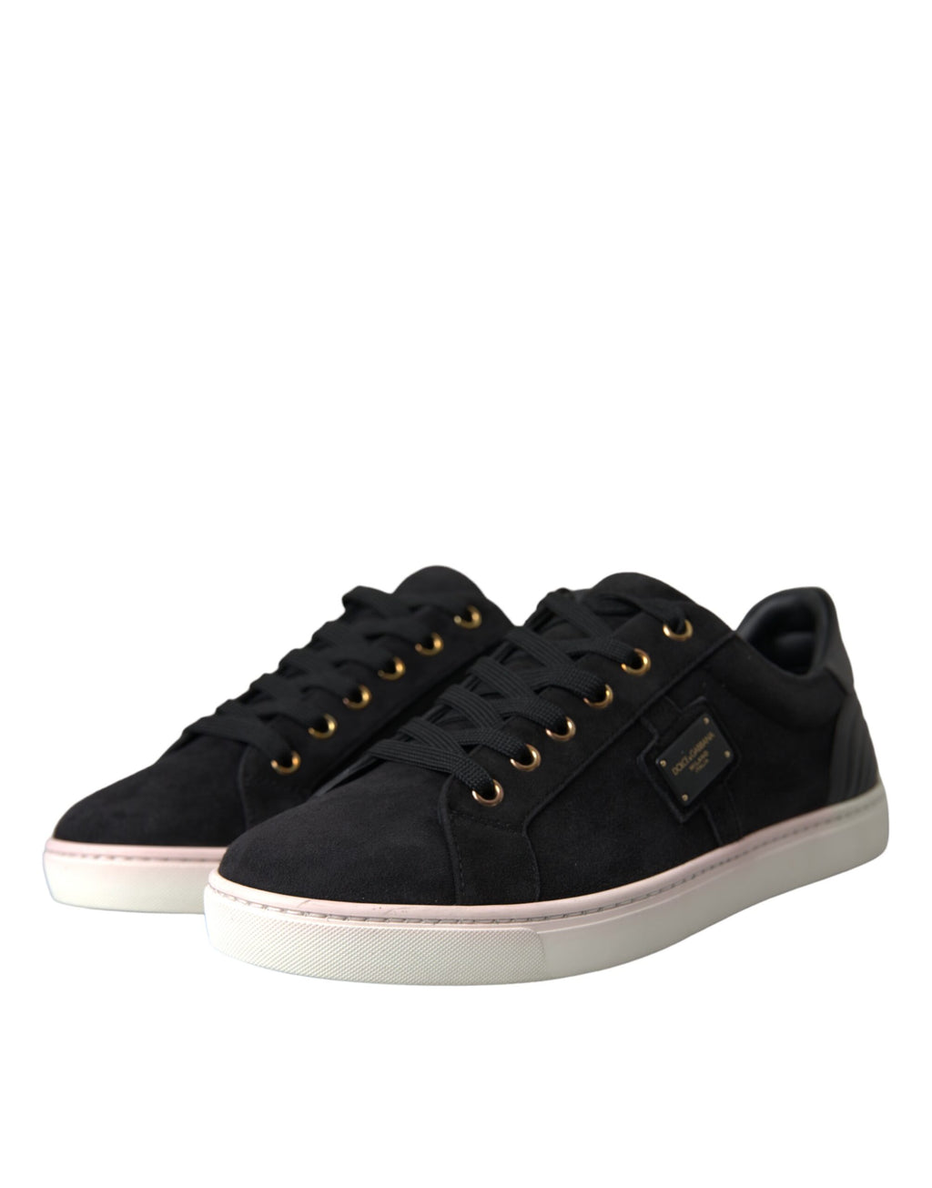 Baskets basses homme Dolce & Gabbana en cuir suédé noir