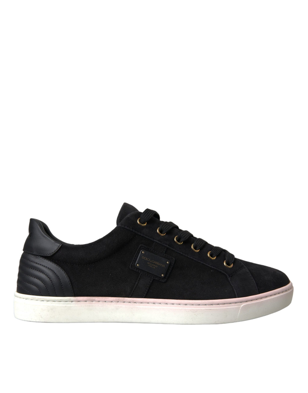 Baskets basses homme Dolce & Gabbana en cuir suédé noir