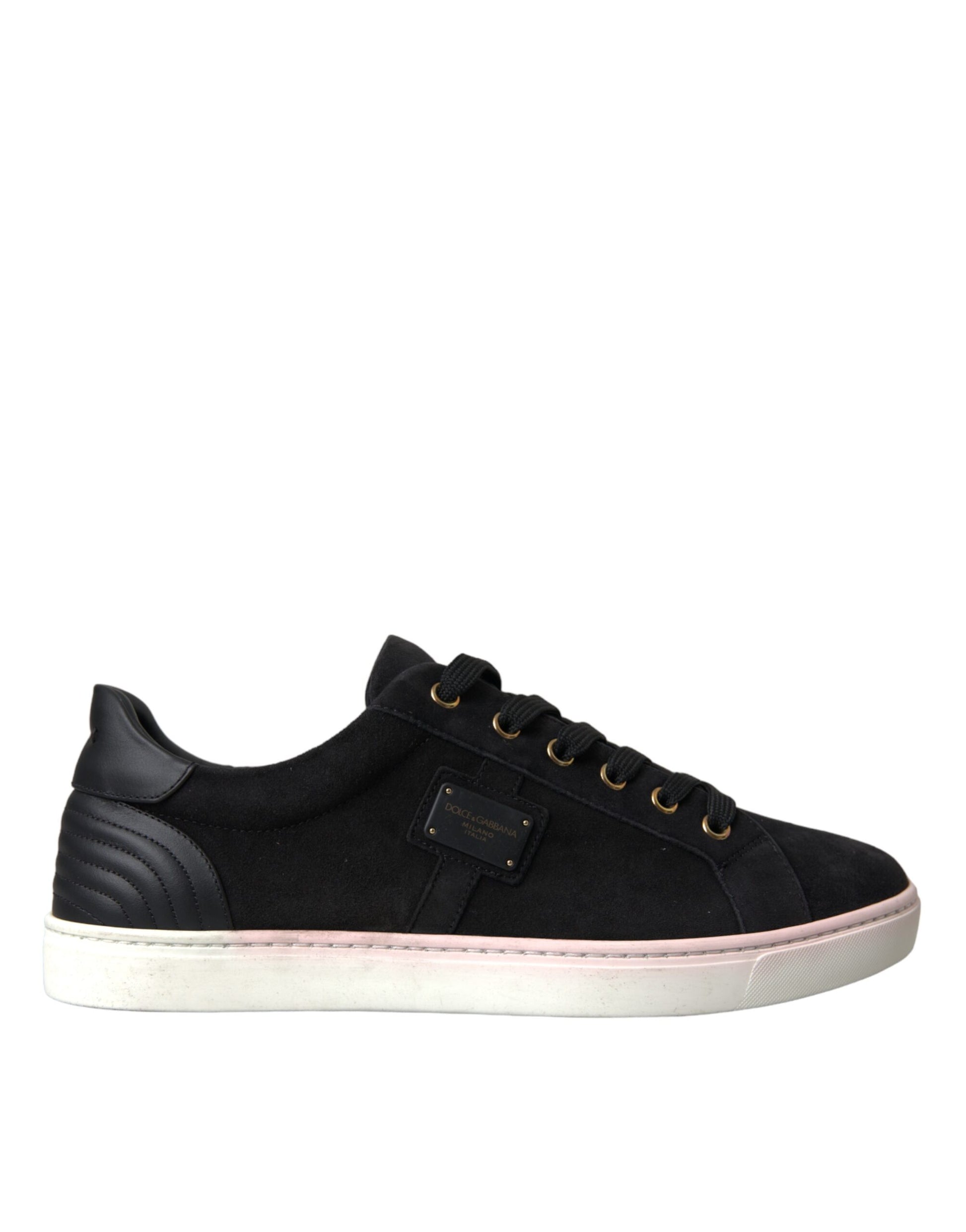 Baskets basses homme Dolce & Gabbana en cuir suédé noir
