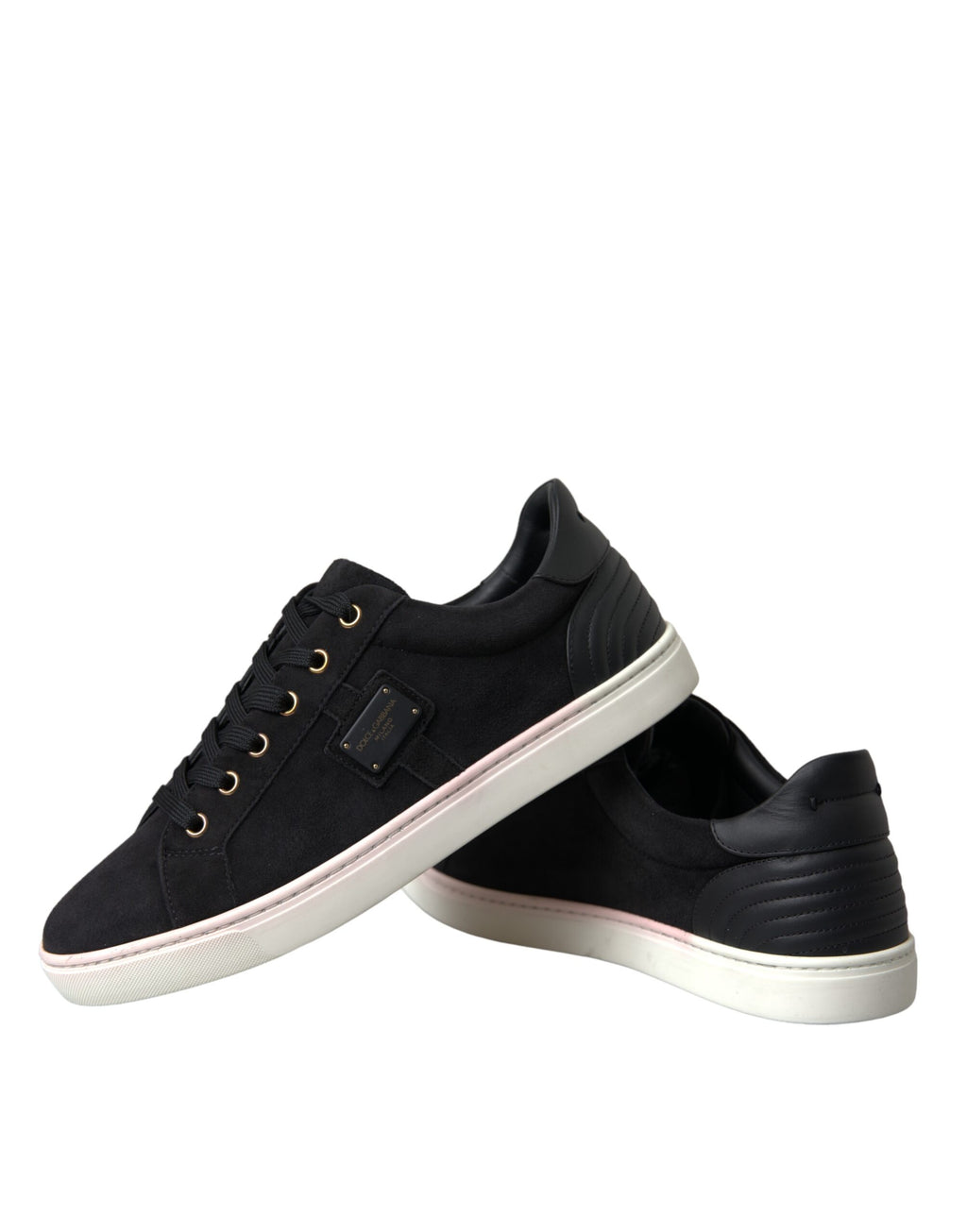Baskets basses homme Dolce & Gabbana en cuir suédé noir