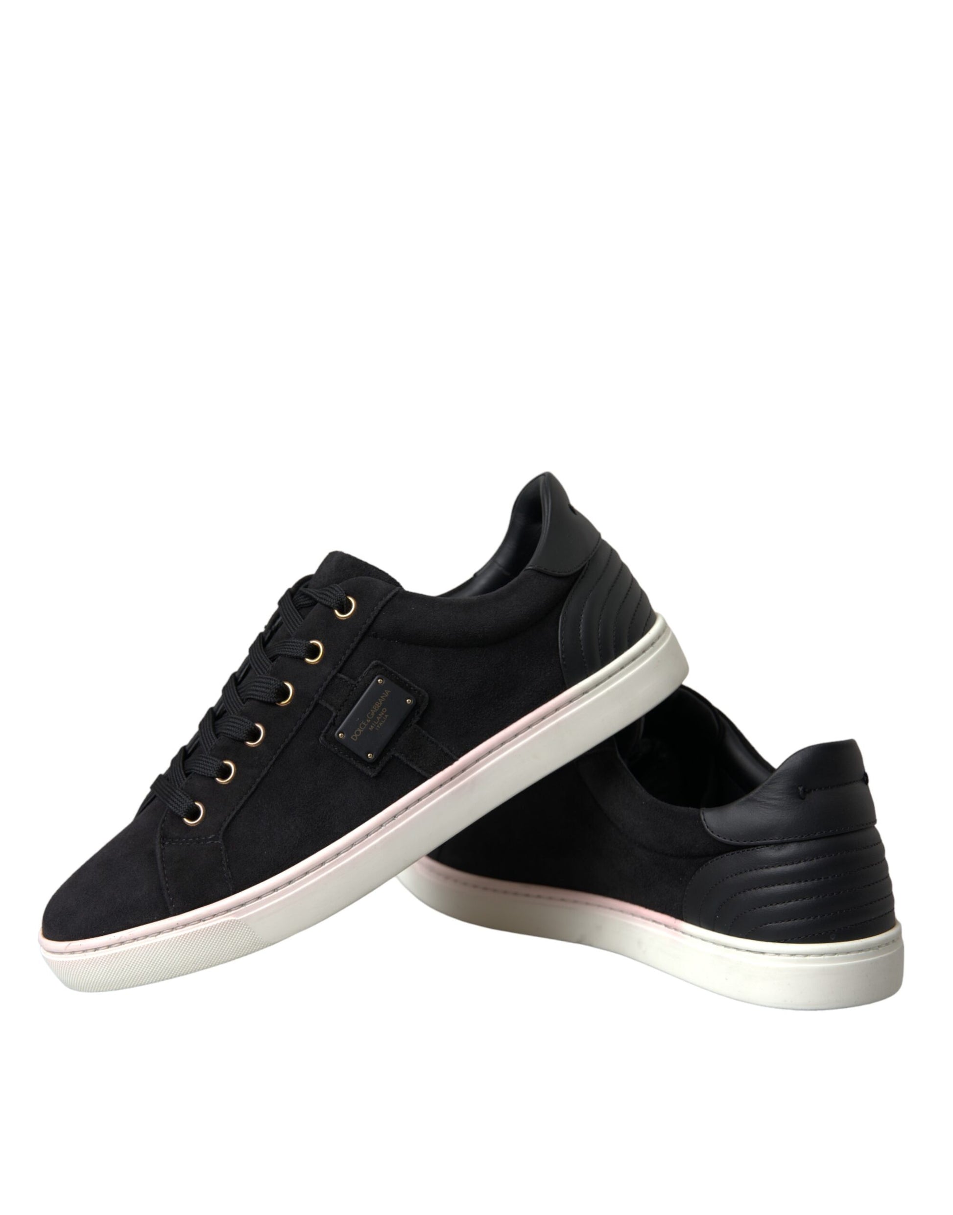Baskets basses homme Dolce & Gabbana en cuir suédé noir